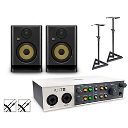 Universal Audio Volt 4 wit... Universal Audio Volt 4 with KRK ROKIT G5 Studio Monitor Pair (Stands & Cables Included) ROKIT 5