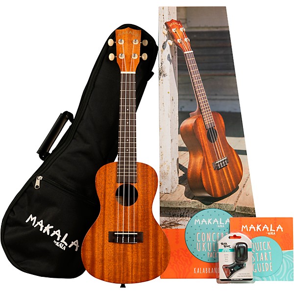 Kala Makala Classic Concert Ukulele Pack Natural