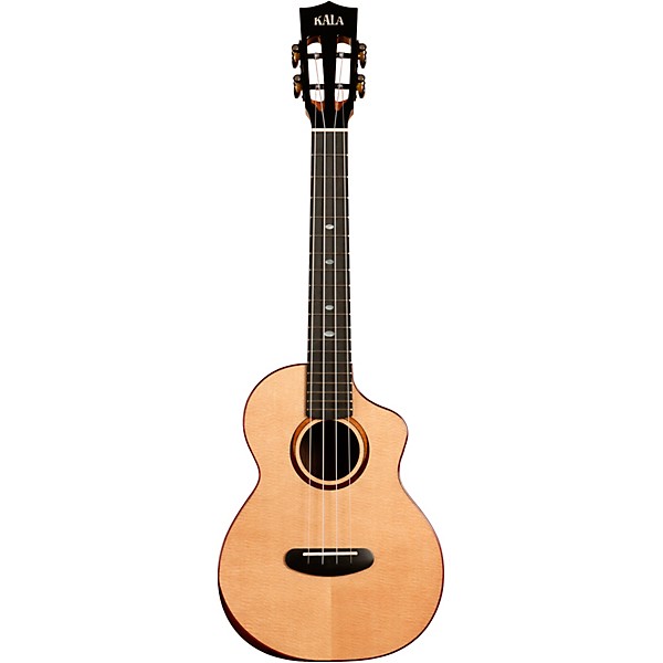 Kala Contour Series All-Solid Spruce-Rosewood Tenor Ukulele Natural