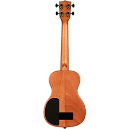 Kala Solid Body White Ebony Tenor Acoustic-Electric Ukulele Natural