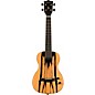 Kala Solid Body White Ebony Tenor Acoustic-Electric Ukulele Natural