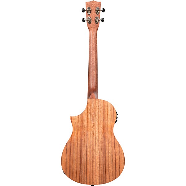 Kala Teak Tri-Top Baritone Acoustic-Electric Ukulele Natural