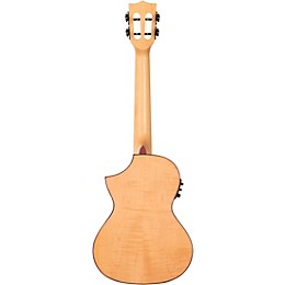 Kala Solid Flame Maple Series Tenor Acoustic-Electric Ukulele Natural