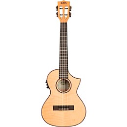 Kala Solid Flame Maple Series Tenor Acoustic-Electric Ukulele Natural