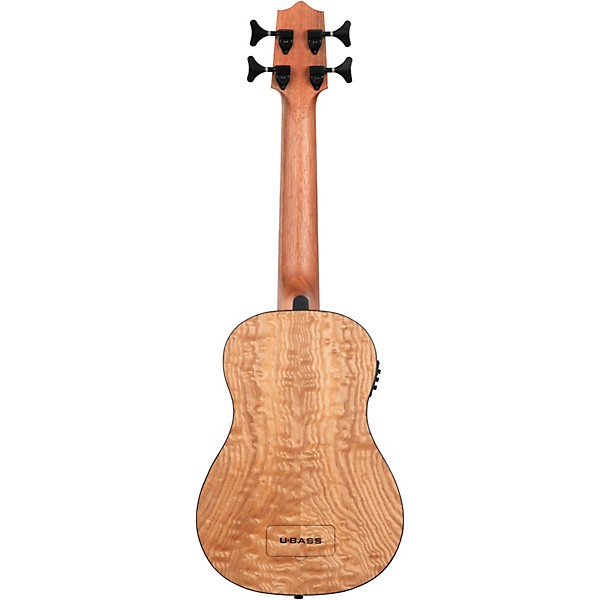 Kala Quilted Ash Acoustic-Electric U-Bass Natural