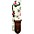 Perri's Floral Hibiscus Polyester Ukulele Strap Black 1.5 in. Perri's Floral Hibiscus Polyester Ukulele Strap White 1.5 in.