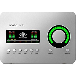 Universal Audio Apollo Solo Thunderbolt with KRK ROKIT G5 Studio Monitor Pair (Stands & Cables Included) ROKIT 8