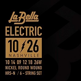 La Bella HRS-N Nashville Tuning Electric Guitar Strings 10 - 26