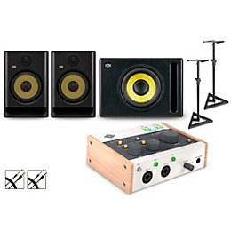 Universal Audio Volt 276 with KRK ROKIT G5 Studio Monitor Pair & S10 Subwoofer (Stands & Cables Included) ROKIT 8