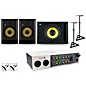 Universal Audio Volt 4 with KRK ROKIT G5 Studio Monitor Pair & S10 Subwoofer (Stands & Cables Included) ROKIT 8 thumbnail