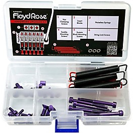 Floyd Rose Stainless Steel Hardware Upgrade Kit Purple Floyd Rose Stainless Steel Hardware Upgrade Kit Purple