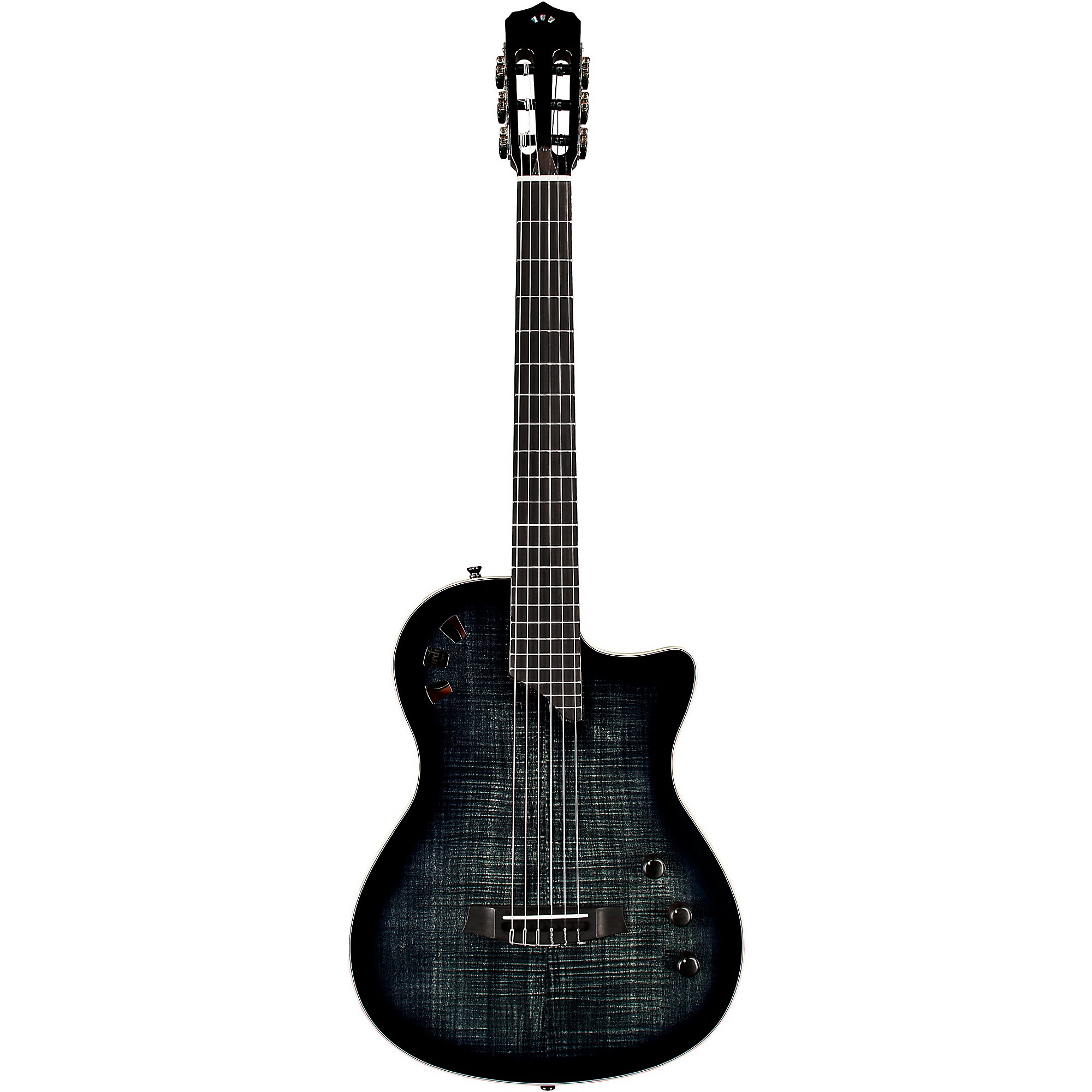 Cordoba Stage Nylon-String Electric Guitar Black Burst | Guitar Center