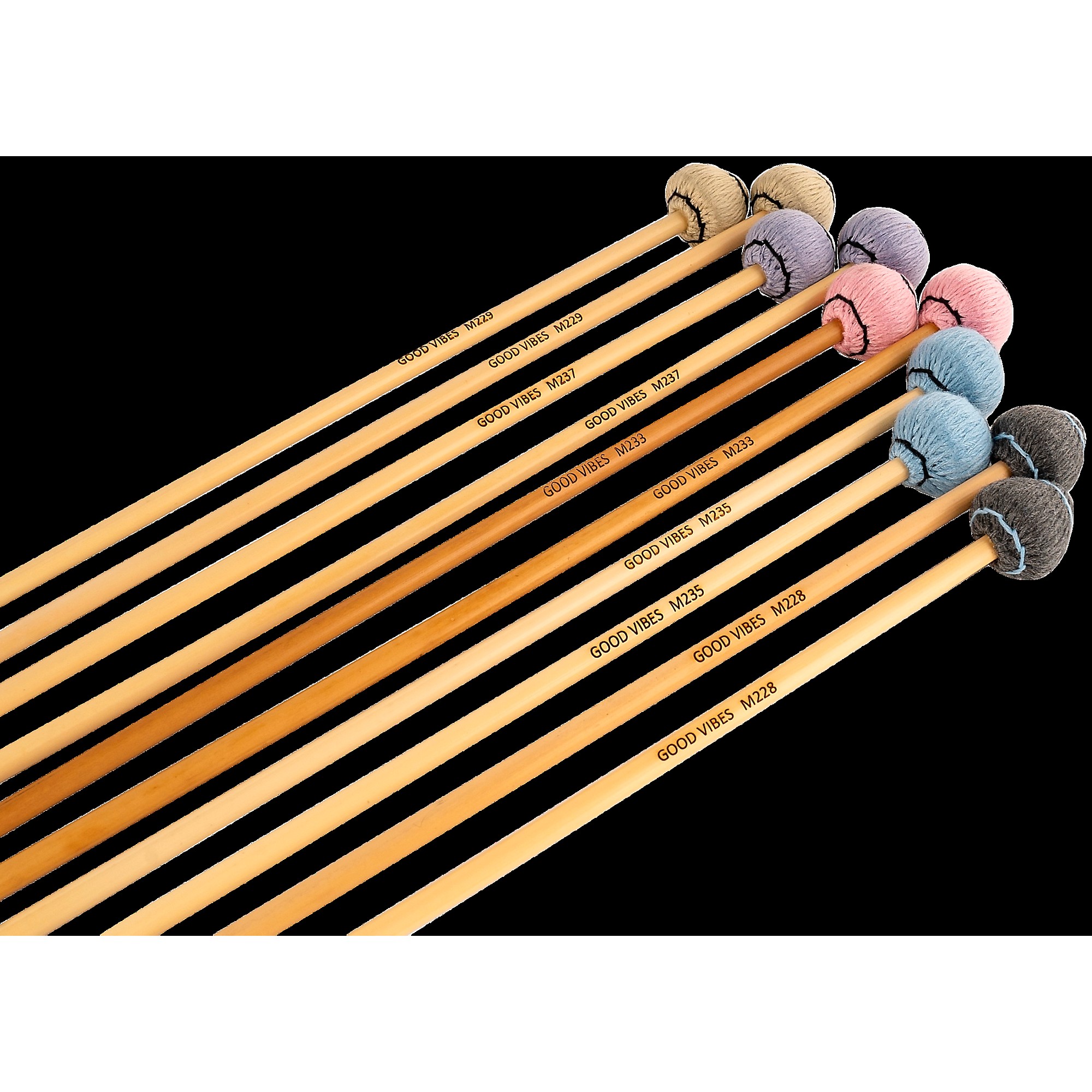 Good Musser Vibes Medium Mallets M235 - M-235 Hard Blue マッサー