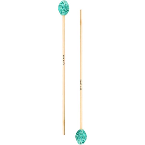 Musser Standard Series Mallets Medium Green Yarn