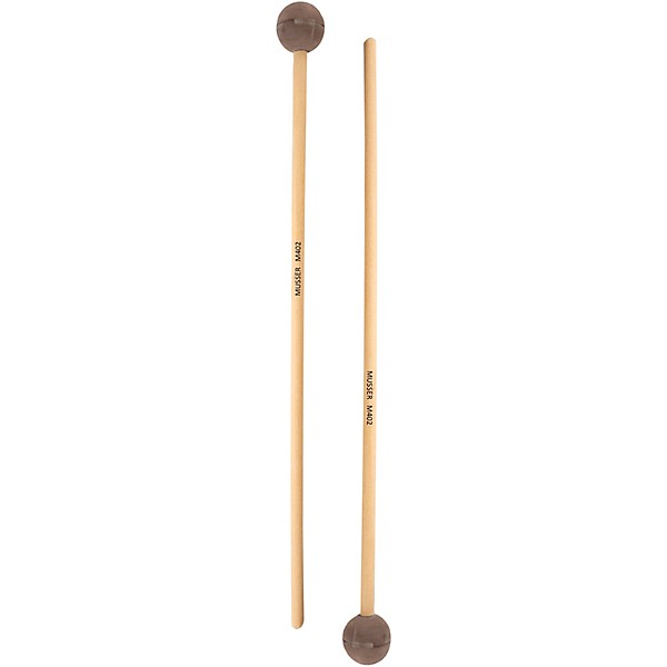 Musser Standard Series Mallets Medium Brown Rubber