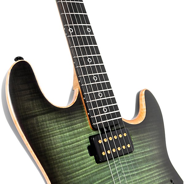 Ernie Ball Music Man Sabre Rabea Massaad Artist Series Electric Guitar Emerald Hill Burst