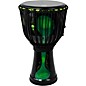 X8 Drums Blackout Lava Lamp Djembe 10 in. Dark Green Multi Fade thumbnail