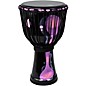 X8 Drums Blackout Lava Lamp Djembe 10 in. Purple Multi Fade