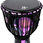 X8 Drums Blackout Lava Lamp Djembe 10 in. Purple Multi Fade