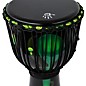 X8 Drums Blackout Lava Lamp Djembe 7 in. Dark Green Multi Fade