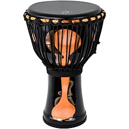 X8 Drums Blackout Lava Lamp Djembe 7 in. Orange Multi Fade