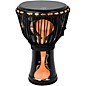 X8 Drums Blackout Lava Lamp Djembe 7 in. Orange Multi Fade thumbnail