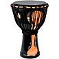 X8 Drums Blackout Lava Lamp Djembe 7 in. Orange Multi Fade