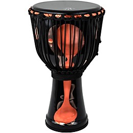X8 Drums Blackout Lava Lamp Djembe 12 in. Red Multi Fade