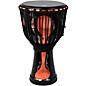 X8 Drums Blackout Lava Lamp Djembe 12 in. Red Multi Fade