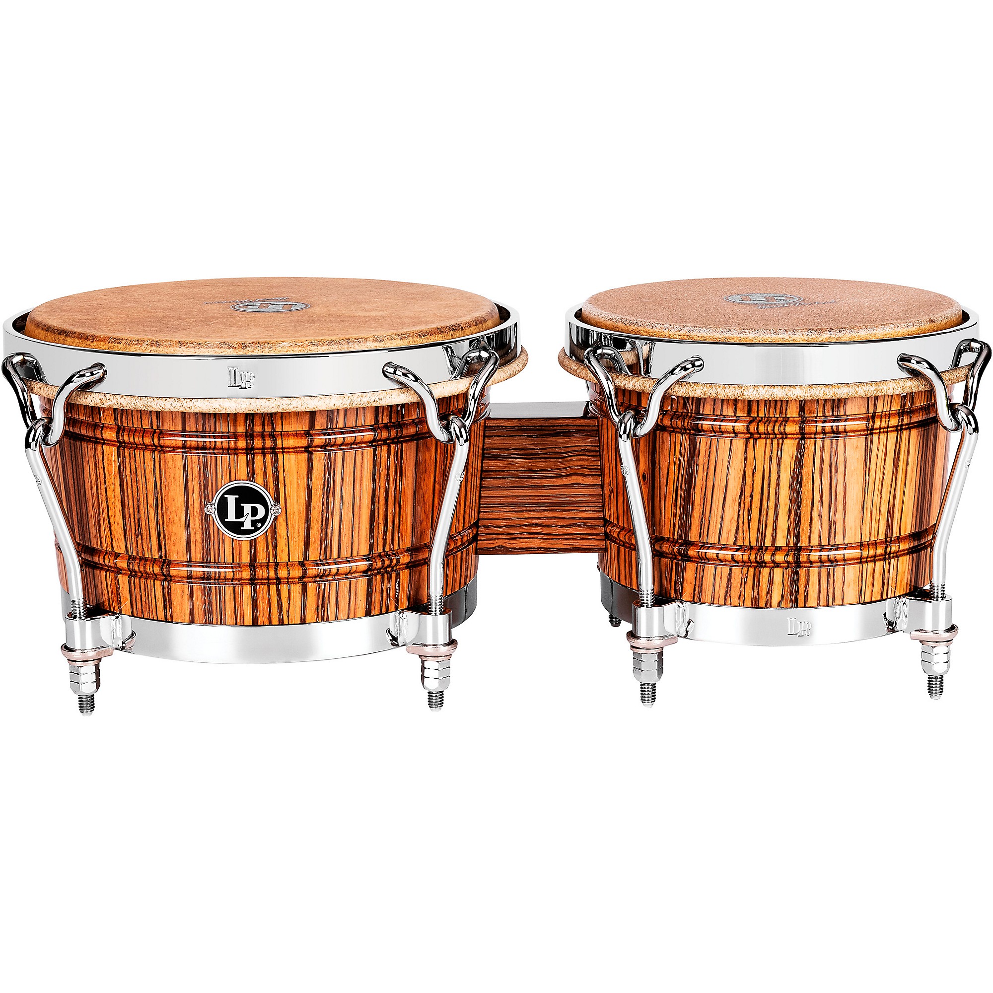 新品同様LP ボンゴ Generation II® Wood Bongos LP LP 60th Anniversary Zebra wood 