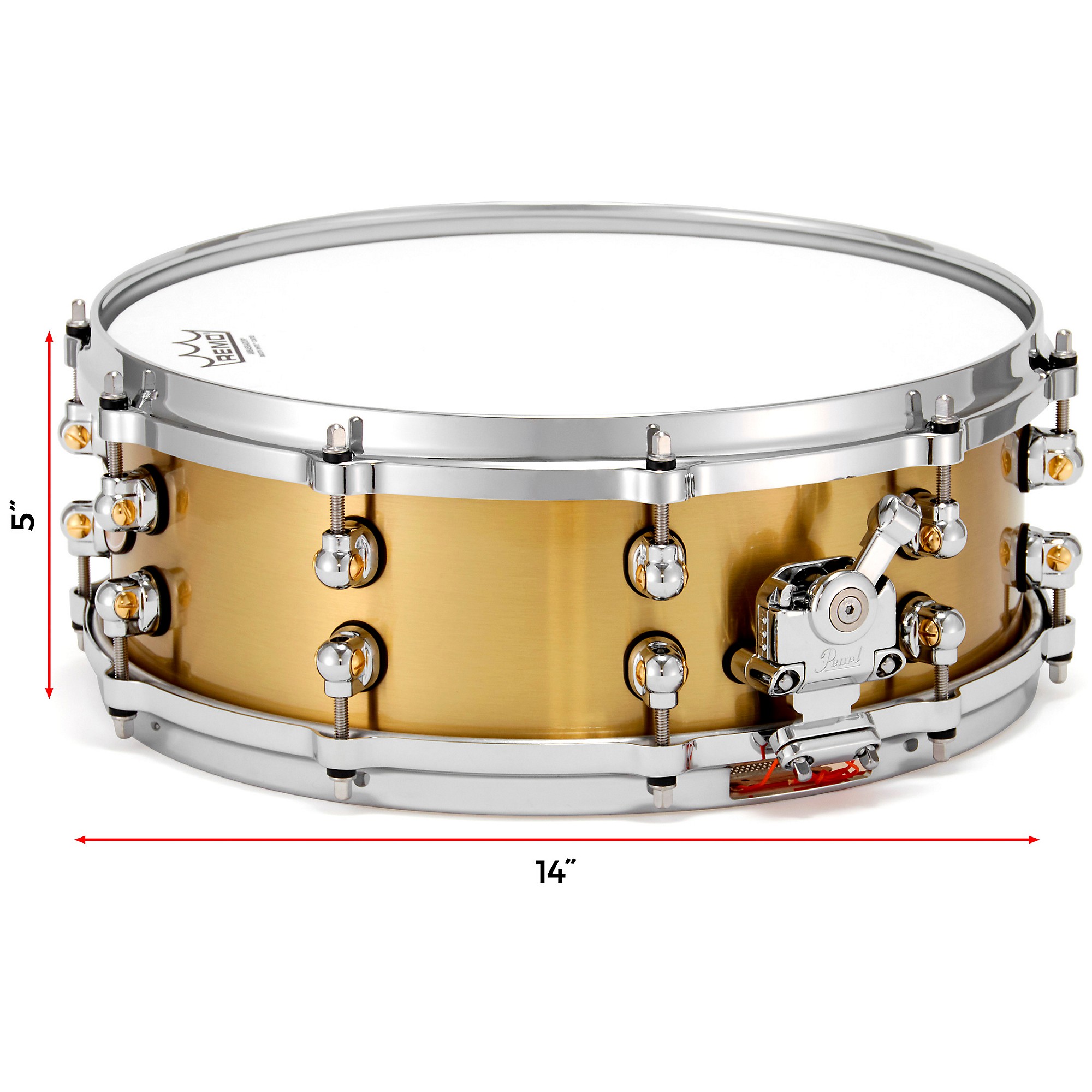 Pearl Reference One 3mm Brass Snare Drum 14 x 5 in. | Guitar