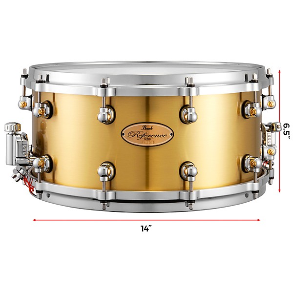 Pearl Reference One 3mm Brass Snare Drum 14 x 6.5 in.