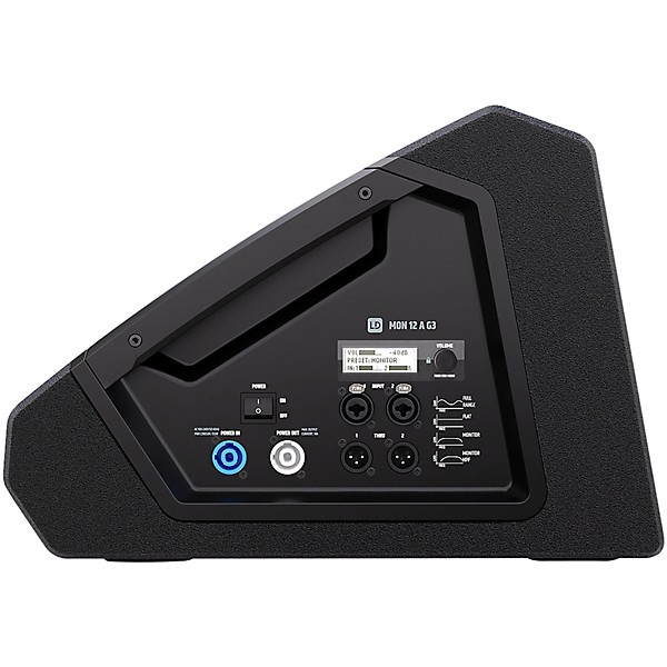 LD Systems MON 12 A G3 12" Powered Coaxial Stage Monitor with Protective Cover