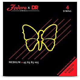 Fodera Stainless Steel 4 String Bass String Set 40 - 100 Fodera Stainless Steel 4 String Bass String Set 45 - 105