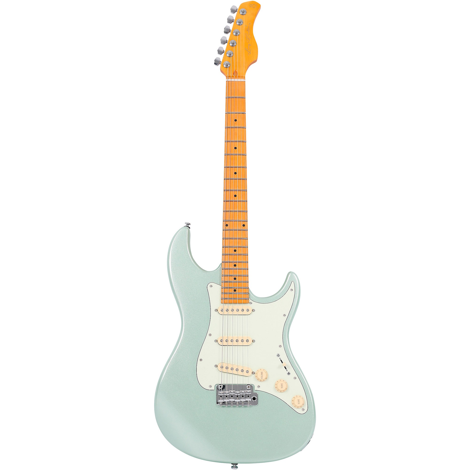 【2018年製】PLAYTECH ST250II Rose Surf Green Sire Larry Carlton S5 Electric Guitar Surf Green Metallic