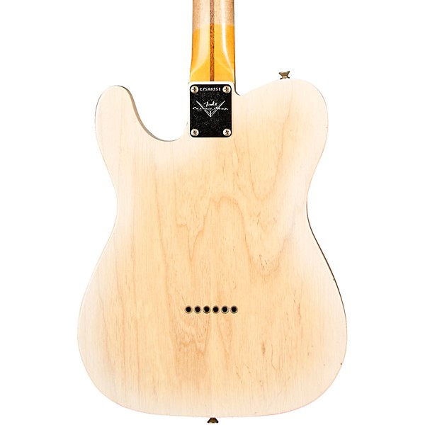 Fender Custom Shop 1958 Telecaster Journeyman Relic Electric Guitar Natural Blonde