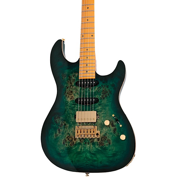 Sire Larry Carlton S10 HSS Electric Guitar Transparent Green