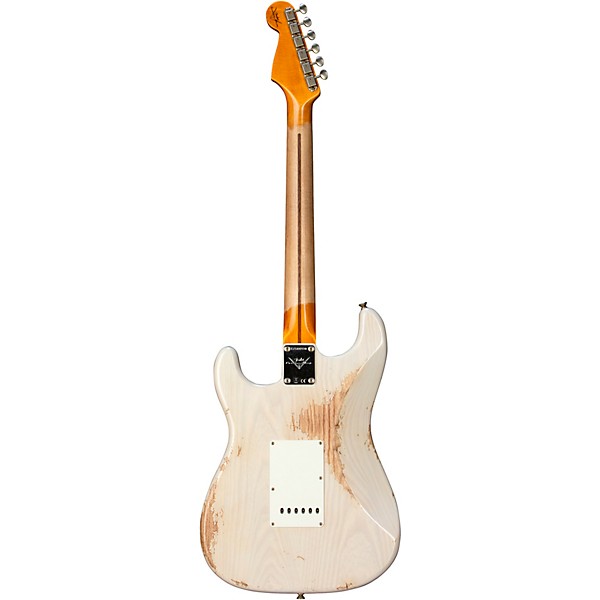 Fender Custom Shop 1957 Stratocaster Heavy Relic Electric Guitar Aged White Blonde