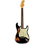 Fender Custom Shop 1963 Stratocaster Super Heavy Relic Electric Guitar Super Faded Aged Black over 3-Color Sunburst