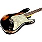 Fender Custom Shop 1963 Stratocaster Super Heavy Relic Electric Guitar Super Faded Aged Black over 3-Color Sunburst