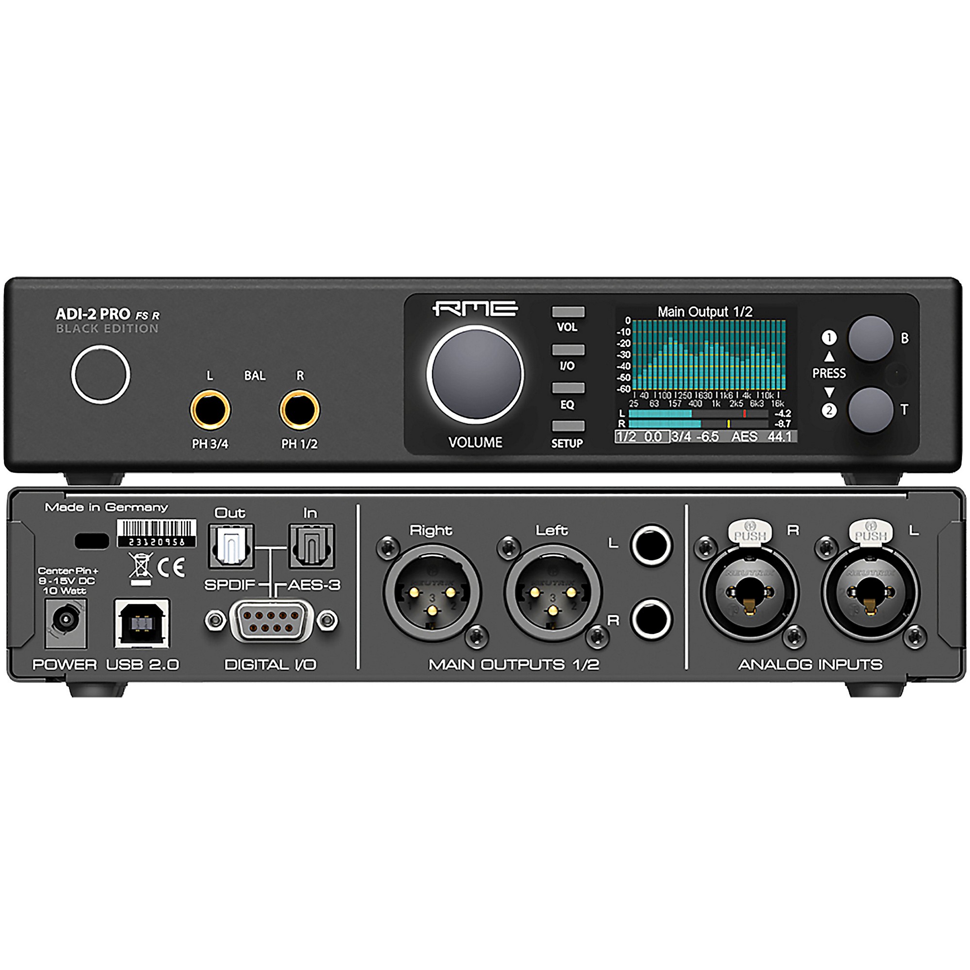 RME ADI-2 Pro FS R AD/DA Converter - Black Edition | Guitar Center