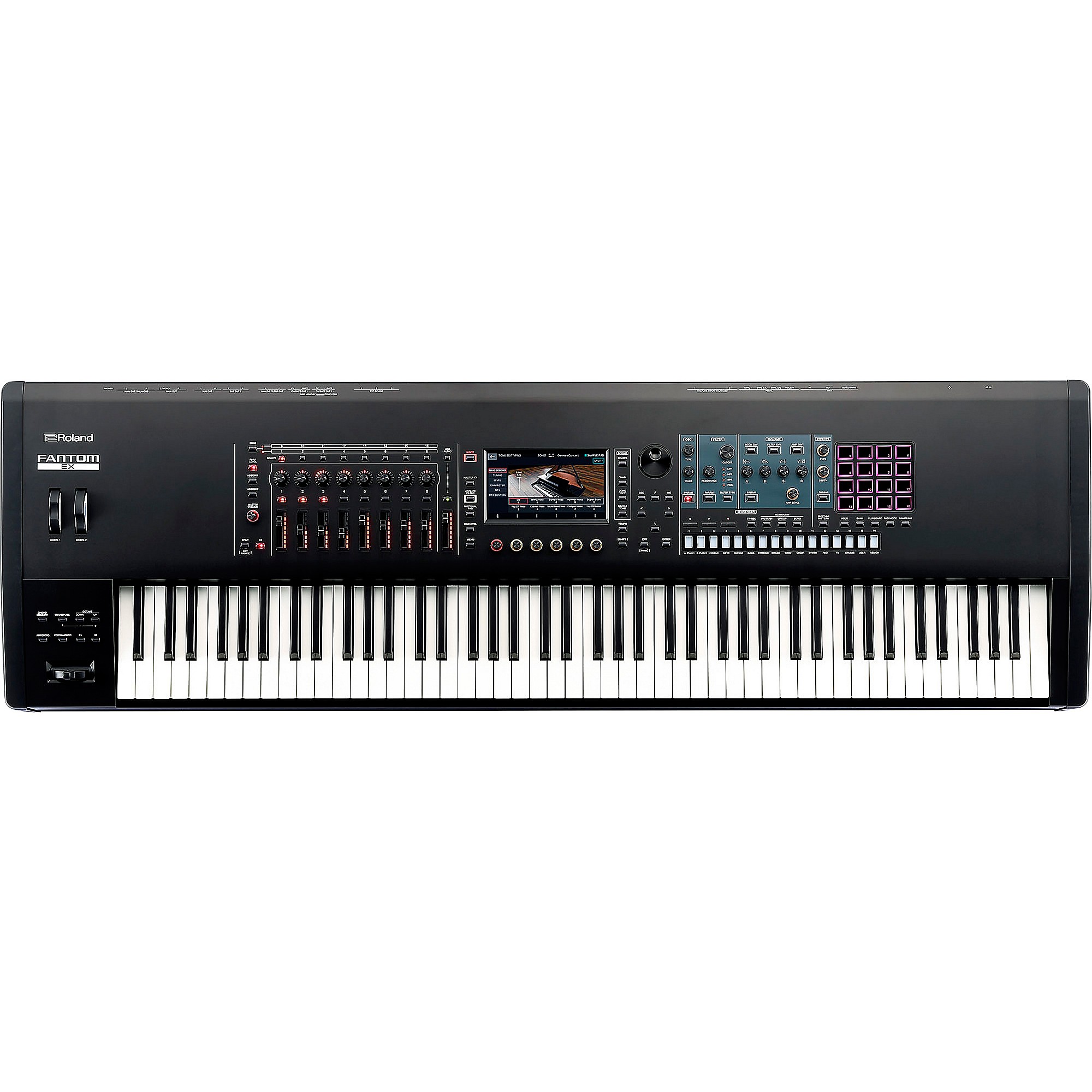 Open Box Roland FANTOM-8 EX Music Workstation Keyboard Black 