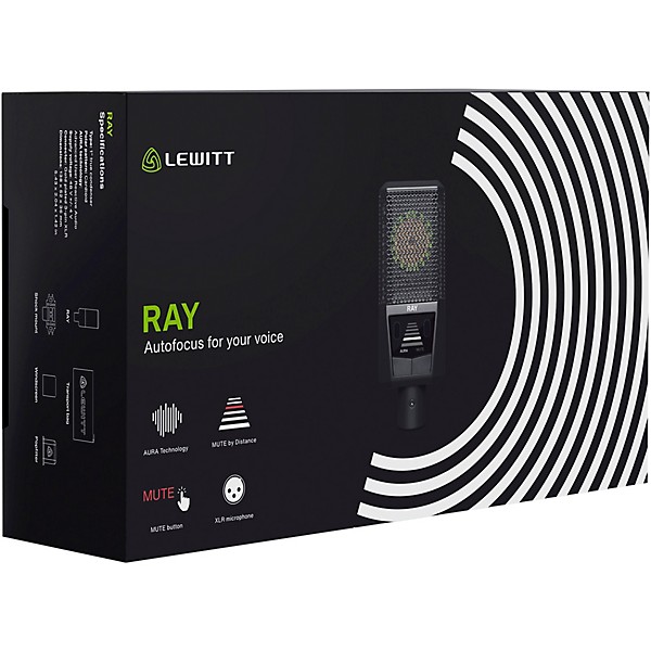 LEWITT RAY Large-Diaphragm Condenser Microphone Black