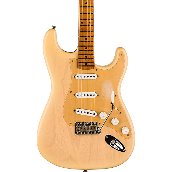 Fender Custom Shop Limited Edition 1954 Roasted Stratocaster Journeyman Relic Electric Guitar Natural Blonde