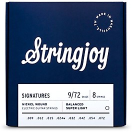 Stringjoy Signatures 8 String Nickel Wound Elect... Stringjoy Signatures 8 String Nickel Wound Electric Guitar Strings 9 - 72