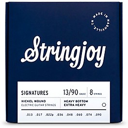 Stringjoy Signatures 8 String Nickel Wound Elec... Stringjoy Signatures 8 String Nickel Wound Electric Guitar Strings 13 - 90