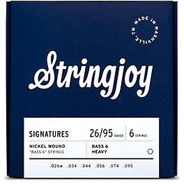 Stringjoy Signatures Bass 6 Nickel Wound Guitar Strings 26... Stringjoy Signatures Bass 6 Nickel Wound Guitar Strings 26 - 95