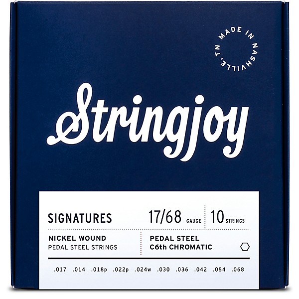 Stringjoy Signatures Pedal Steel C6th (17-68) Nickel Wound Strings