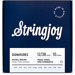 Stringjoy Signatures Pedal Steel E9th (12-38) Nickel Wound Strings