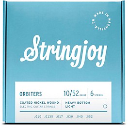 Stringjoy Orbiters Coated Nickel Wound Electric Gui... Stringjoy Orbiters Coated Nickel Wound Electric Guitar Strings 10 - 52